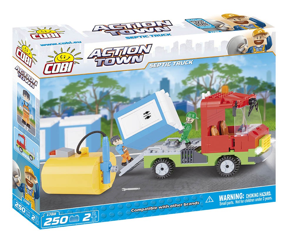 COBI ACTION TOWN Septic truck 250 kl. 1788