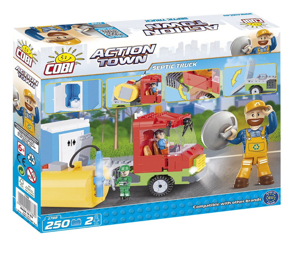 COBI ACTION TOWN Septic truck 250 kl. 1788