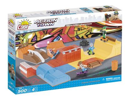 COBI ACTION TOWN Mega funny Skatepark 500kl 1881