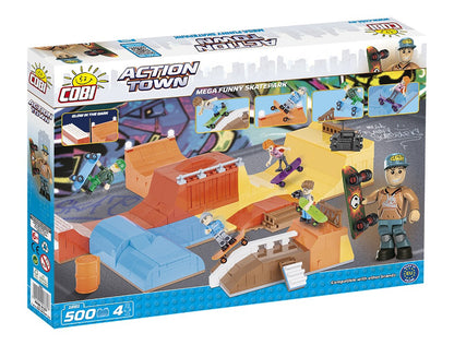 COBI ACTION TOWN Mega funny Skatepark 500kl 1881