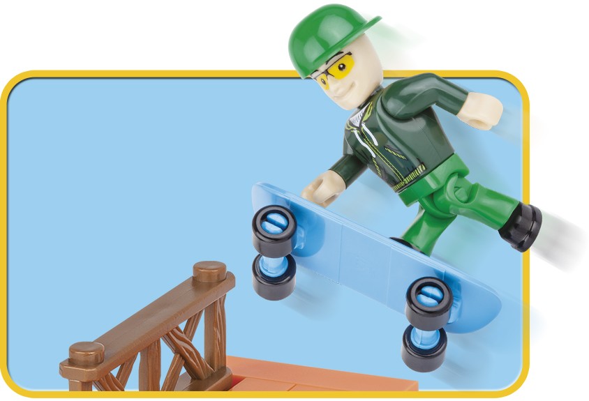COBI ACTION TOWN Mega funny Skatepark 500kl 1881