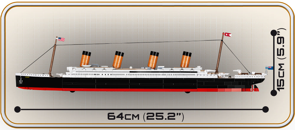 Historical collection hc rms titanic 722 klocki