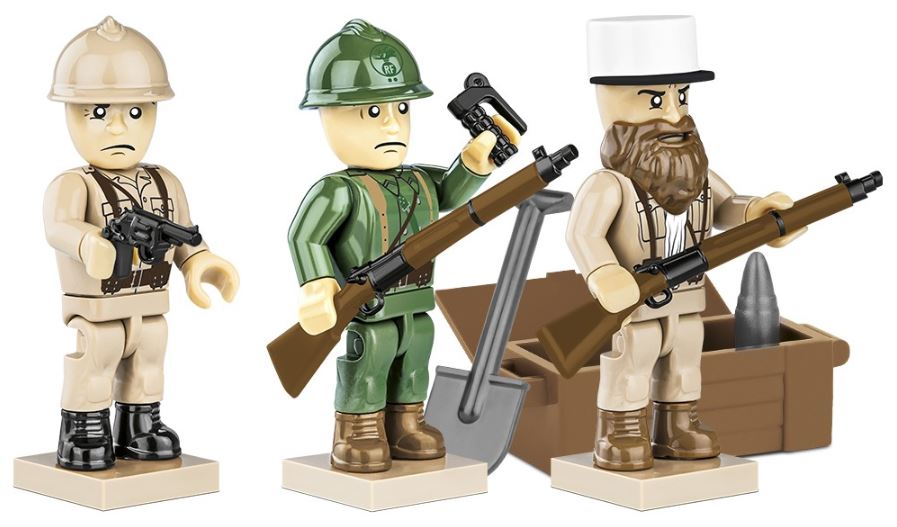 COBI HC WWII French Armed Forces+3fig 30kl 2037