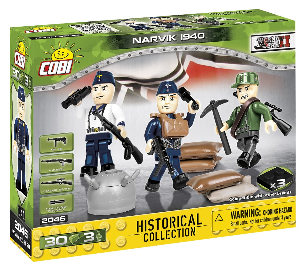 COBI HC WWII German 1St Infantry 30kl/3fig 2046