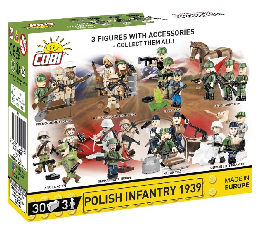 COBI HC WWII Polish Infantry 1939 30kl 2052