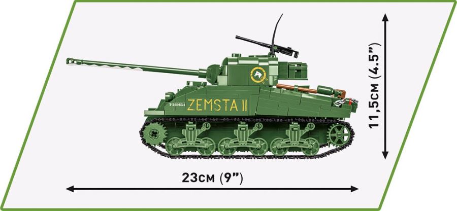 COBI HC WWII Sherman IC Firefly Hybrid 600 kl 2276