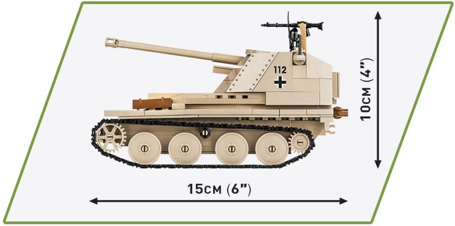 COBI HC WWII Marder III Ausf.M 367kl 2282