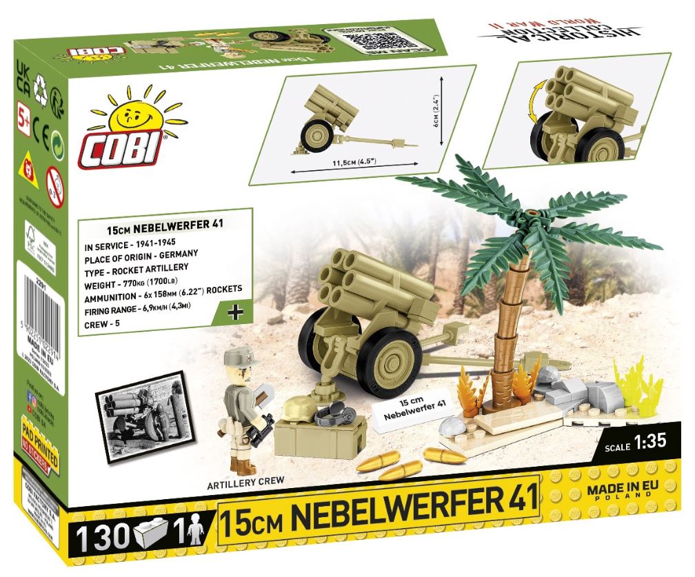COBI HC WWII 15cm Nebelwerfer 41 130kl 2291