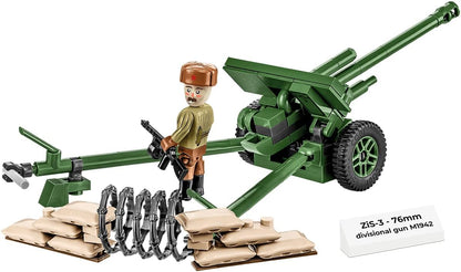 COBI HC WWII ZIS 3-76mm Division Gun 130kl 2293