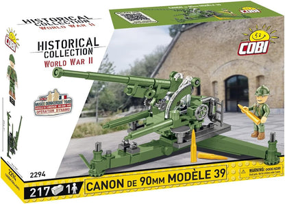 COBI HC WWII French Anti-Aircr.gun 90mm 217kl 2294