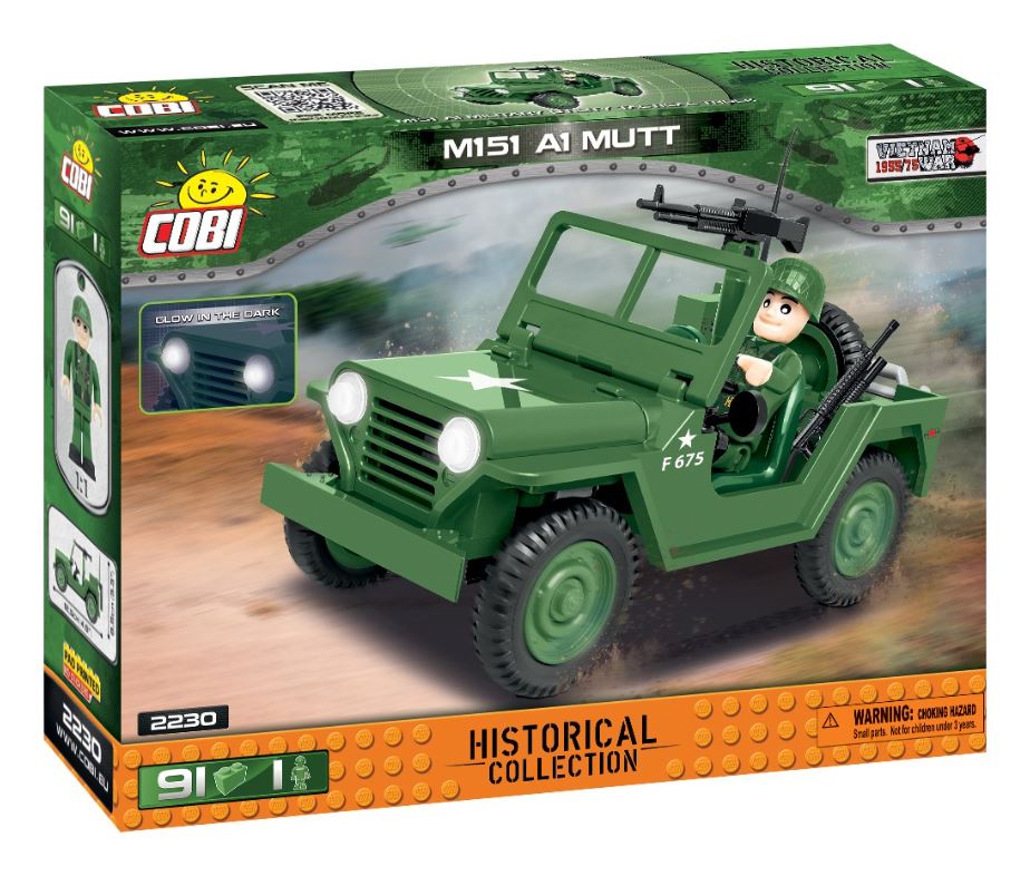 COBI HC Vietnam War M151 A1 Mutt 90kl 2230