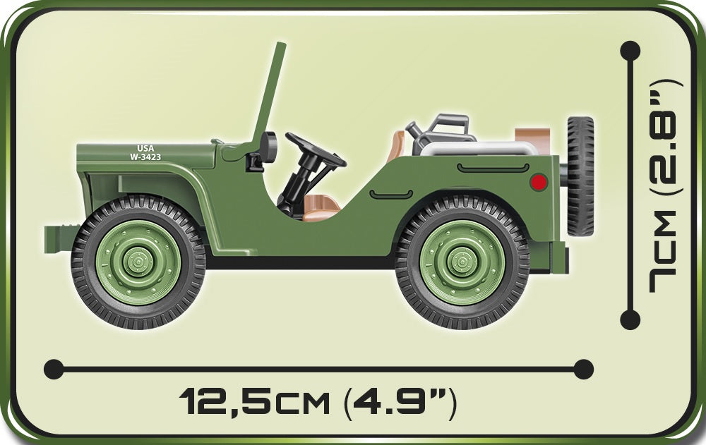 COBI HC WWII pojazd wojsk.Ford GP 91kl 2400 24000