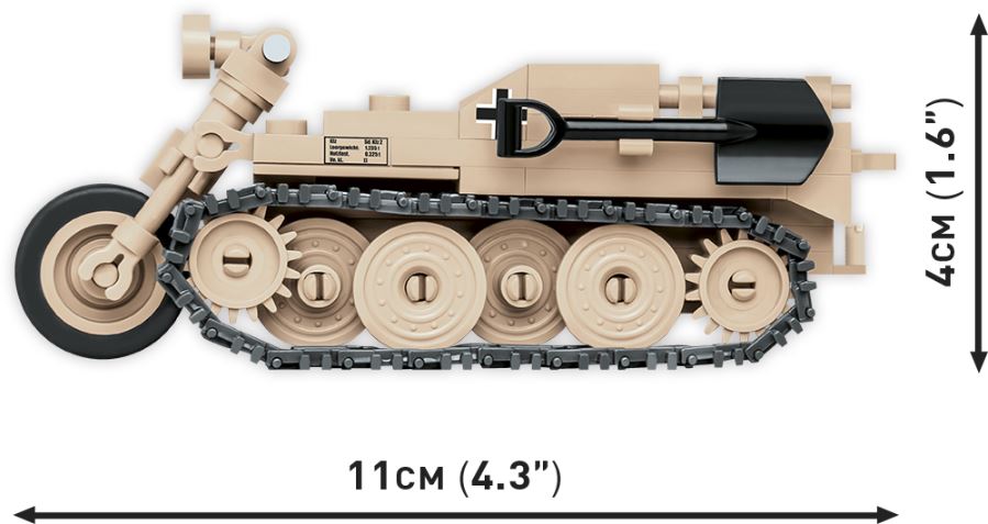 COBI HC WWII S.D. KFZ 2 Kettenkrad 170kl 2401