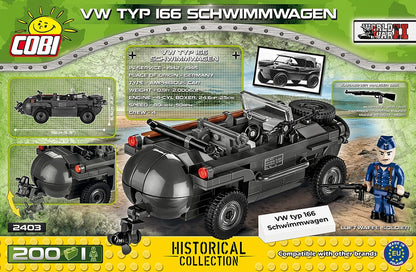 COBI HC WWII VW Type 166 Schwimmwag.200kl 2403