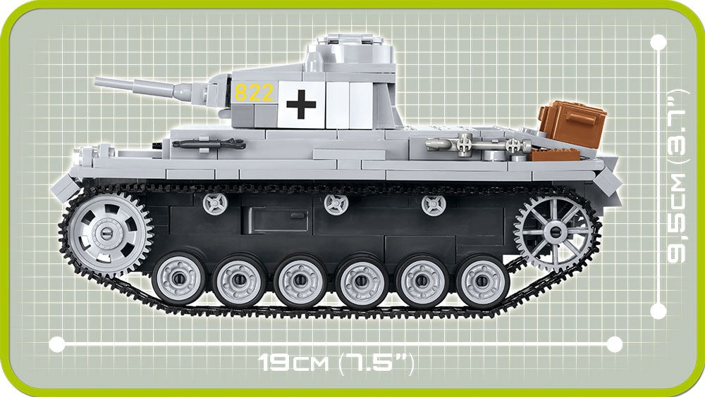 COBI HC WWII PZKPFW III AUSF.E 470kl 2523