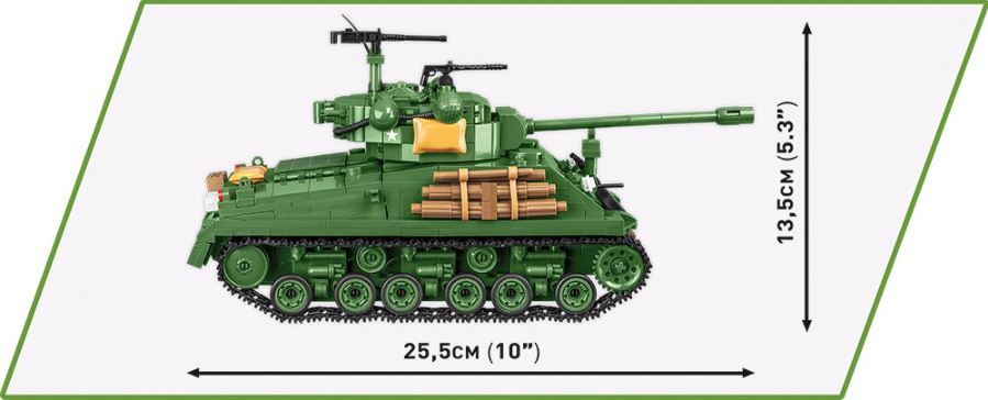 COBI HC WWII M4A Sherman 745kl 2533