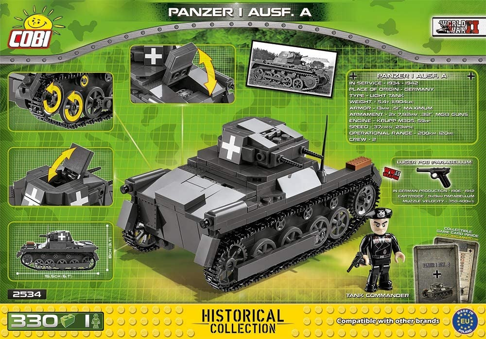 COBI HC WWII SD KFZ101 Panzer Ausf 330kl 2534
