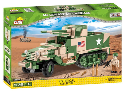 COBI HC WWII M3 Gun Motor Carriage 576kl 2535