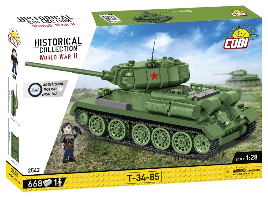 COBI HC WWII czołg T-34-85 668kl 2542