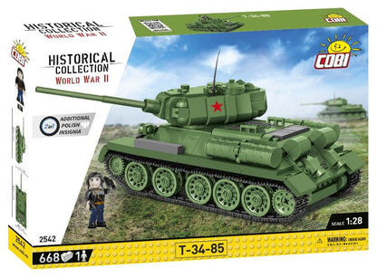 COBI HC WWII czołg T-34-85 668kl 2542