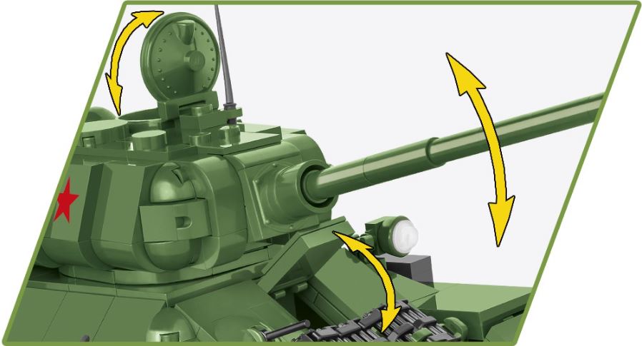 COBI HC WWII czołg T-34-85 668kl 2542