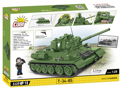 COBI HC WWII czołg T-34-85 668kl 2542