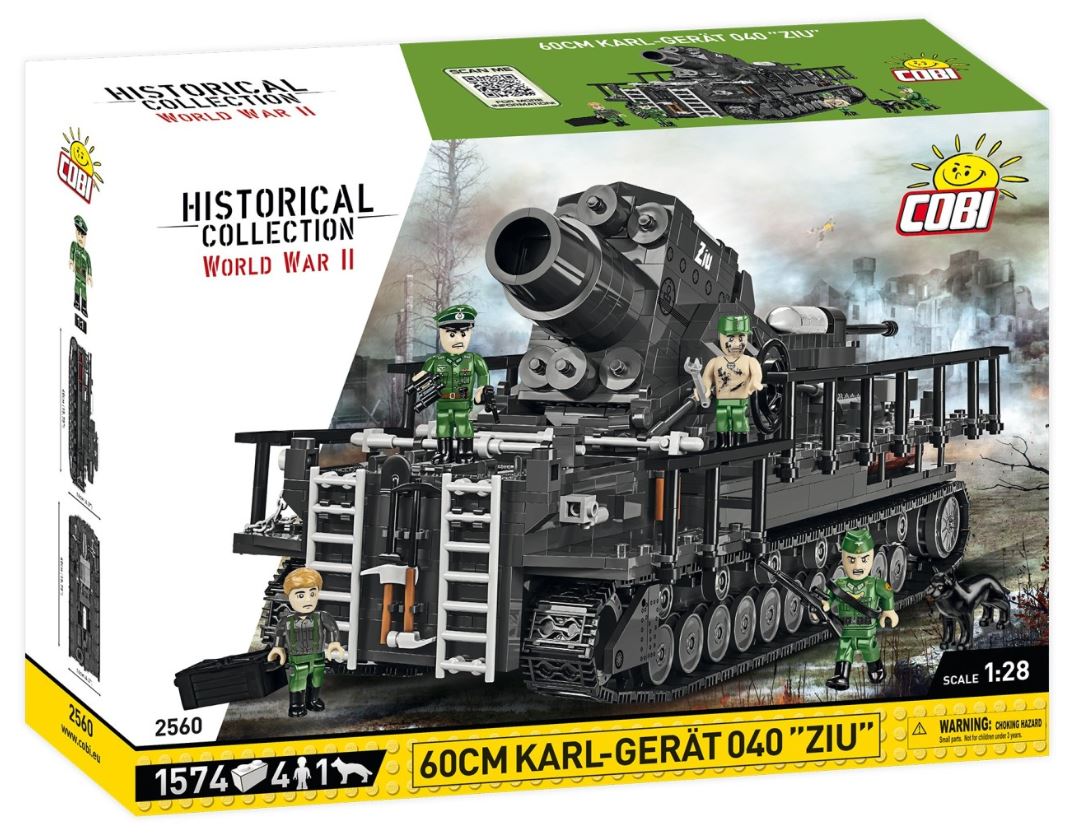 COBI WWII 60cm Karl-Gerat 040ZU 1574kl 2560