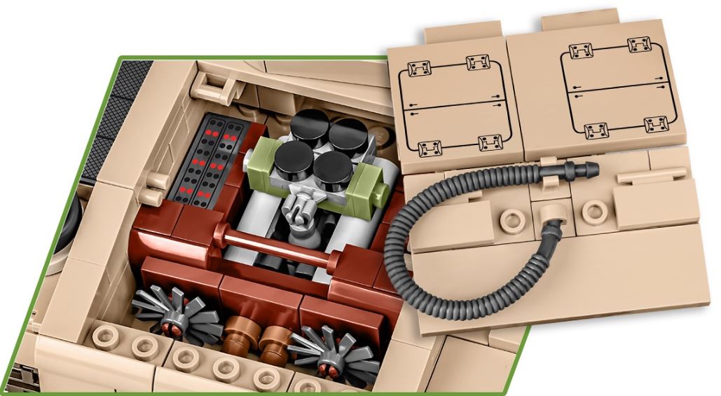 COBI HC WWII Panzer Ausf&Field Workshop 2562