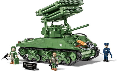 COBI WWII Sherman W/T34 Calliope 1230kl 2569