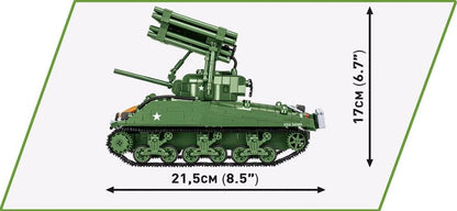 COBI WWII Sherman W/T34 Calliope 1230kl 2569