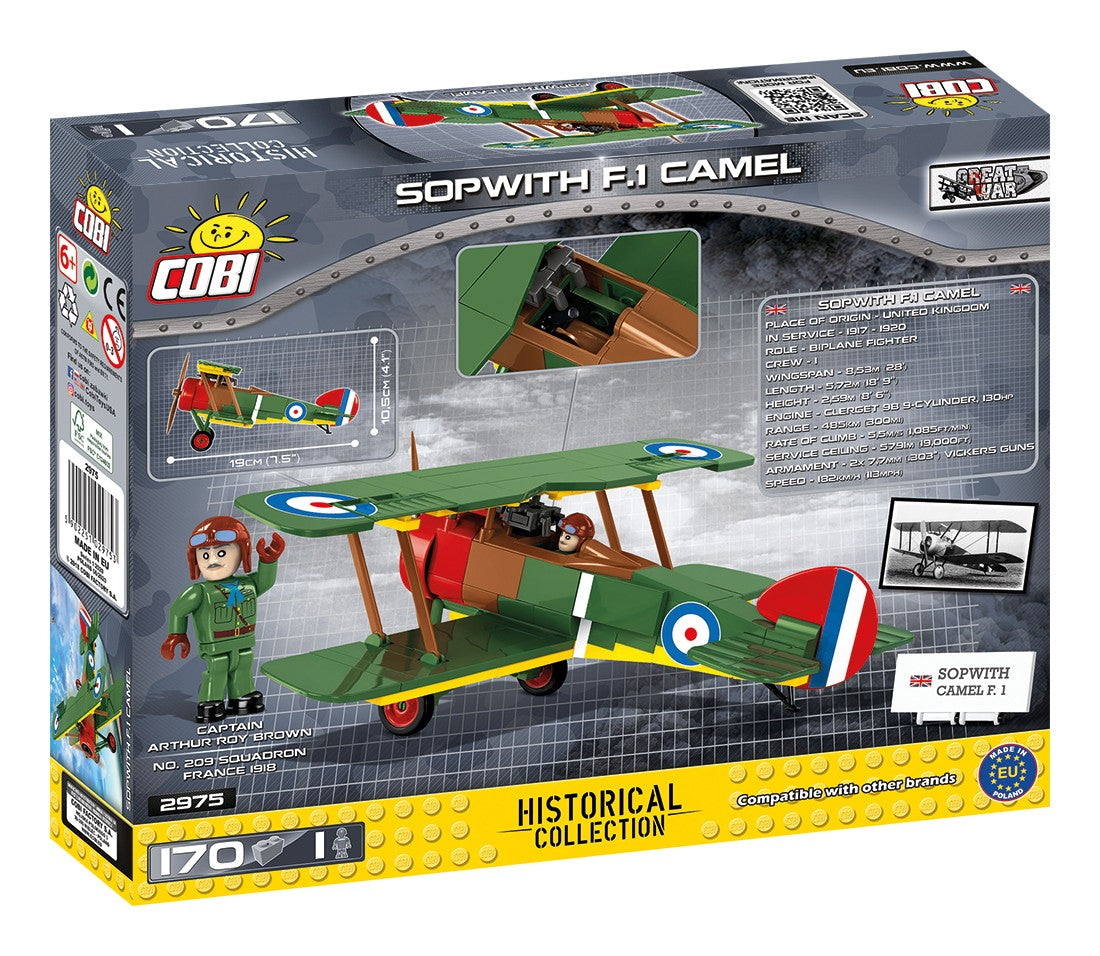 COBI SMALL ARMY samolotSopwith F1 Camel 160kl 2975