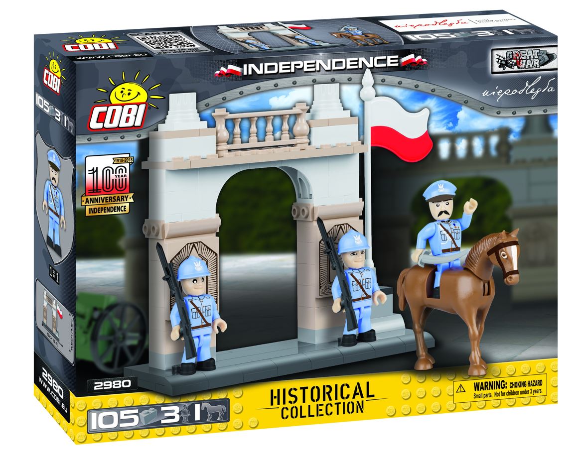 COBI KOLEKCJA HISTORYCZNA J.Piłsudski 105kl 2980