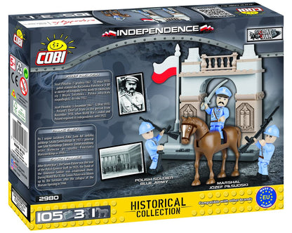 COBI KOLEKCJA HISTORYCZNA J.Piłsudski 105kl 2980