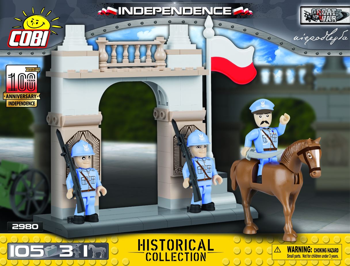 COBI KOLEKCJA HISTORYCZNA J.Piłsudski 105kl 2980