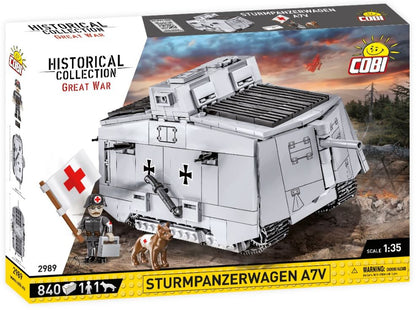 COBI HC WAR Sturmpanzerwagen A7V 833kl 2989