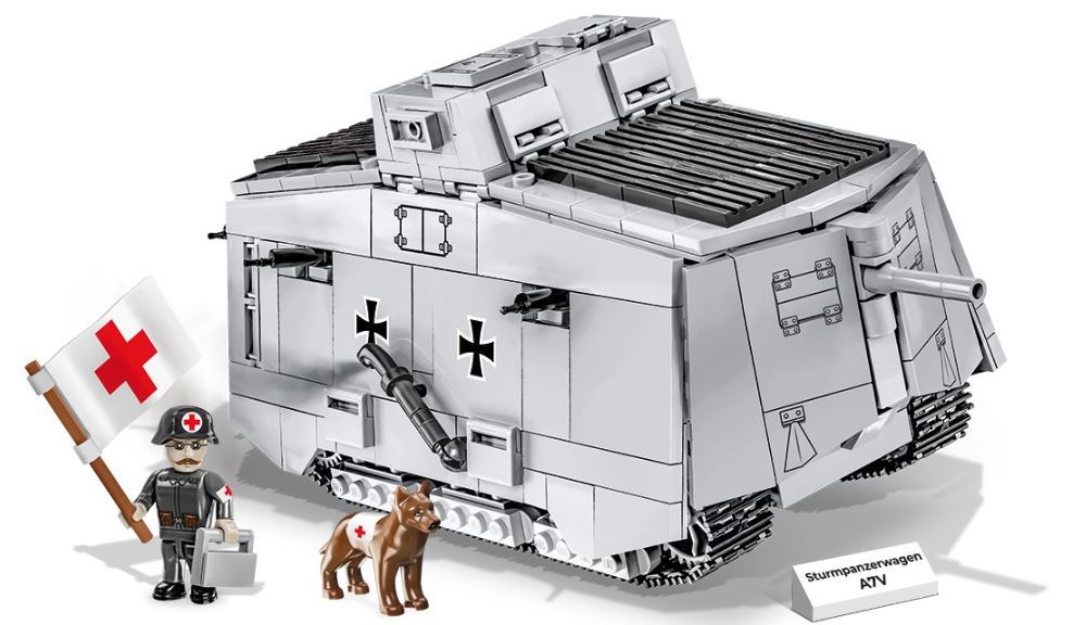COBI HC WAR Sturmpanzerwagen A7V 833kl 2989