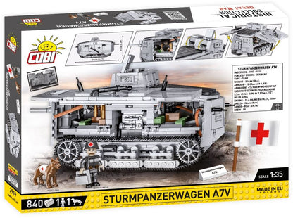 COBI HC WAR Sturmpanzerwagen A7V 833kl 2989