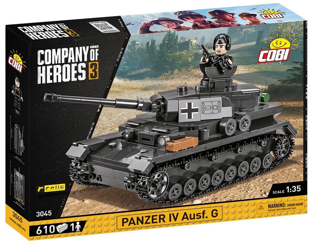 COBI COH czołg Panzer IV Ausf.G 610 kl 3045