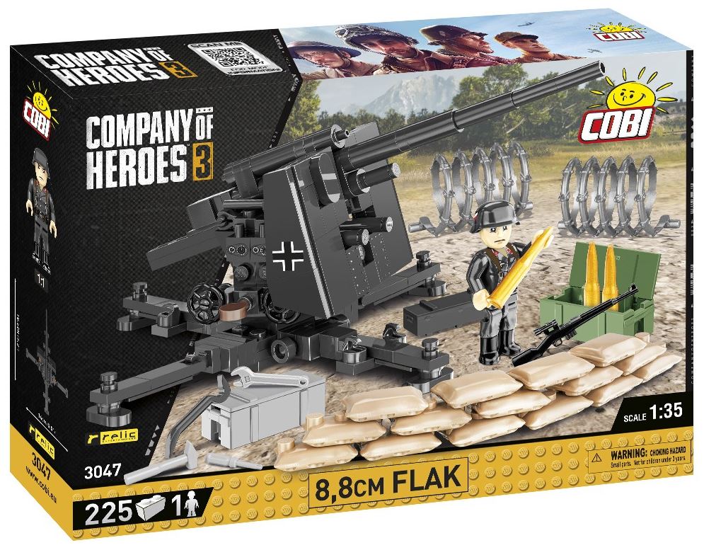 COBI COH działo 8,8cm+akcesoria 225 kl 3047