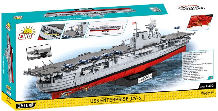 COBI WWII USS Enterprise CV-6 2510 kl 4815