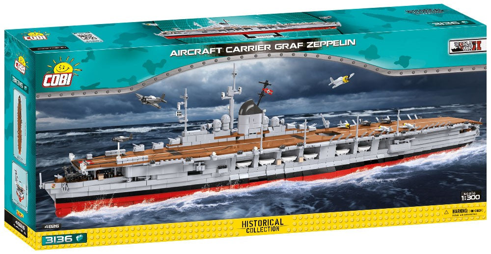 COBI HC WWII AirCraftCarrier GrafZepp.3136kl 4826