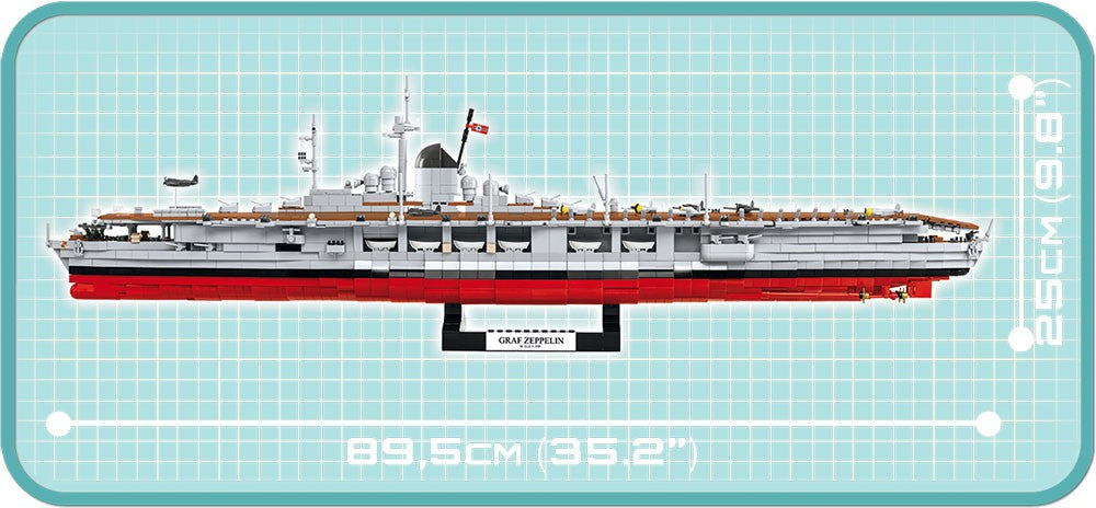 COBI HC WWII AirCraftCarrier GrafZepp.3136kl 4826