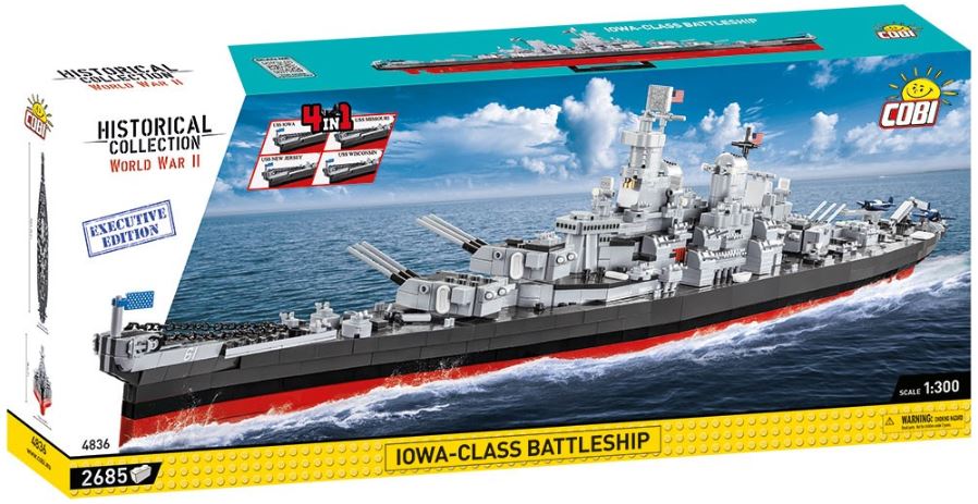 COBI HC WWII Iowa-Class Battleship Ex.Ed 2685
