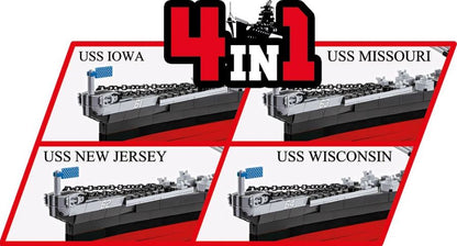 COBI HC WWII Iowa-Class Battleship Ex.Ed 2685