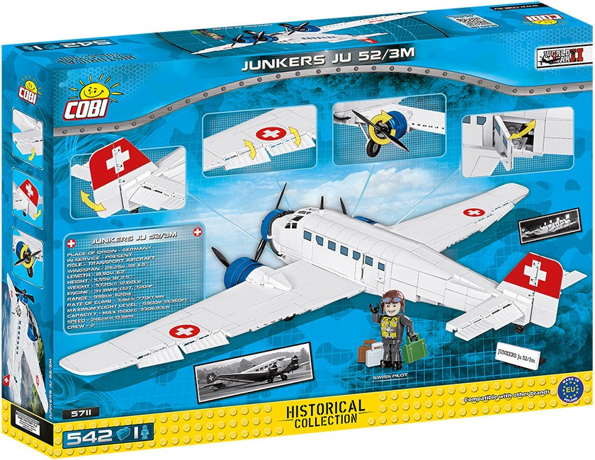 COBI WWII Junkers JU 52/3M Civil 524kl 5711