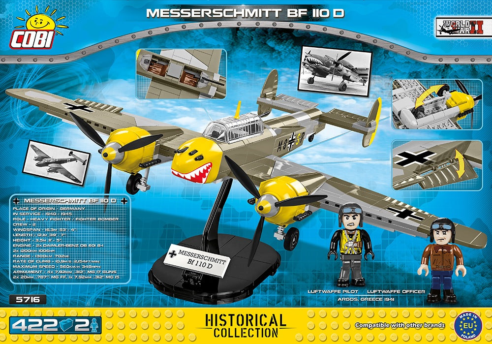 COBI HC WWII Messerschmitt BF 110B 422kl 5716
