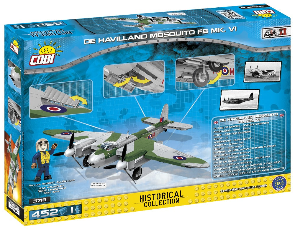 COBI HC WWII DeHavilland Mosquito FB VI 452kl 5718