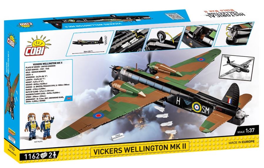 COBI HC WWII Vickers Wellington MKII 1162kl 5723