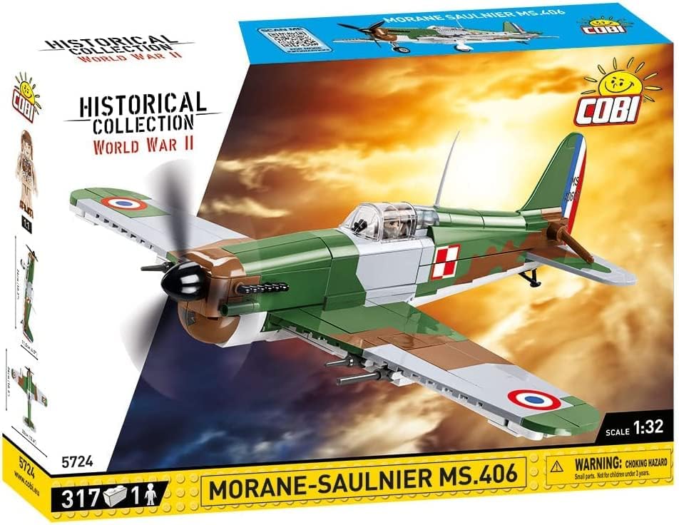 COBI HC WWII Morane-Saulnier MS.406 317kl 5724