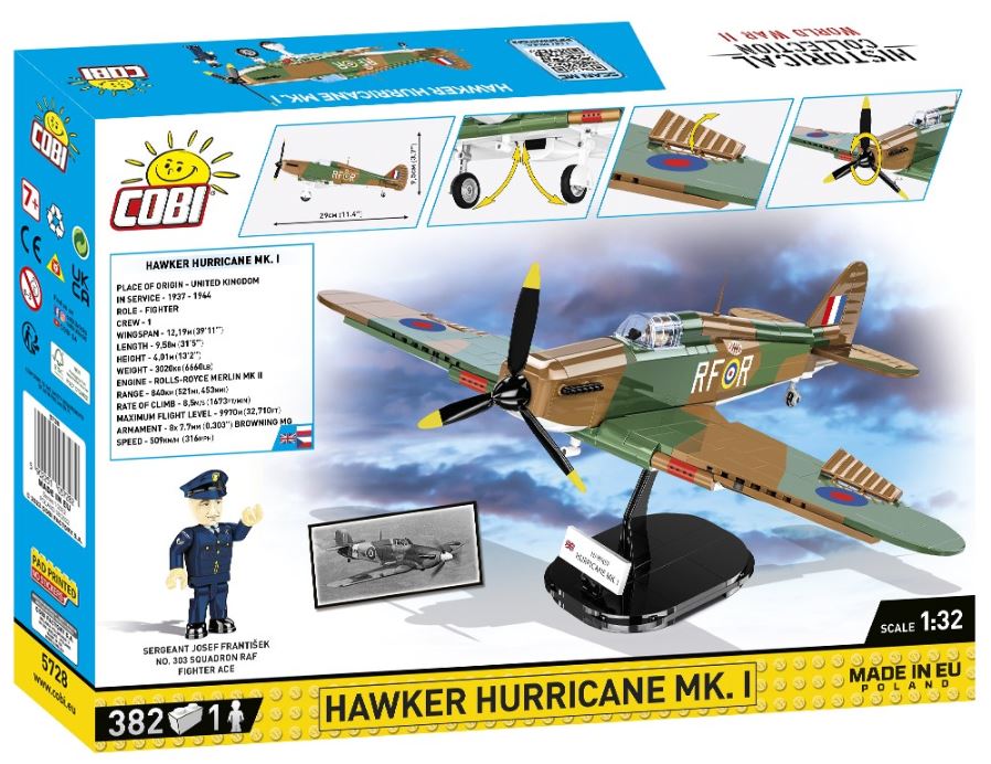 COBI HC WWII Hawker Hurrican MK.I 382kl 5728